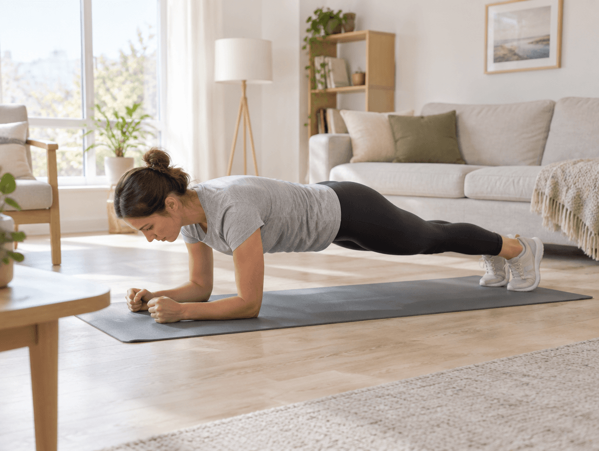 Entrena en casa sin material: rutina completa de cuerpo entero